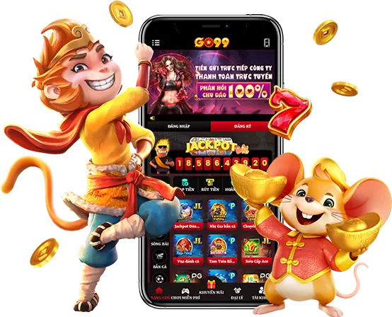 Hình ảnh minh họa các tính năng bonus và jackpot trong game nổ hũ